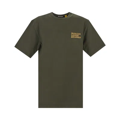 Pre-owned Moncler Genius X Salehe Bembury T-shirt 'olive' | Green | Men's Size Xxl