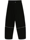 Moncler Genius Moncler X Willow Smith Black Canvas Trousers In Black