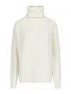 Moncler Genius Maglione A Collo Alto In Collaborazione Con Willow Smith In Neutral