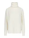 Moncler Genius Maglione A Collo Alto In Collaborazione Con Willow Smith In White