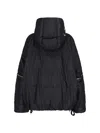Moncler Genius X Willow Smith Short Down Jacket Haissa 2 In 1 In Black