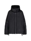 Moncler Genius Haissa 2-in-1 Moncler X Willow Smith Short Down Jacket In Black  