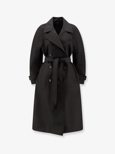 Moncler Genius Zake 4 Moncler Edward Enninful Ee72 Trench Coat In Black