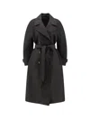 Moncler Genius Moncler X Edward Enninful Zake Technical Trench Coat In Black