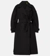 Moncler Genius X Ee72 By Edward Enninful Zake Long Trench Coat In Black