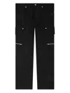 Moncler Genius Zip-pocket Cargo Trousers In Black