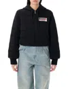 Moncler Genius Moncler X Palm Angels Zip-up Down Jacket In Black