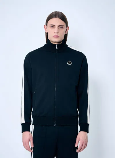 Moncler Genius Zip-up Cardigan In Black