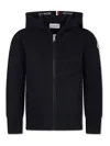 Moncler Genius Zipped Sweatshirt With Hood In Blue