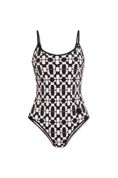 MONCLER MONCLER GRAPHIC PRINT ONE-PIECE SWIMSUIT
