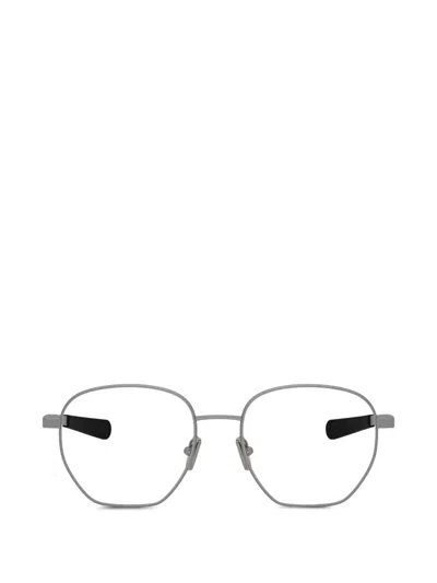 Moncler Geometric-frame Glasses In Gray