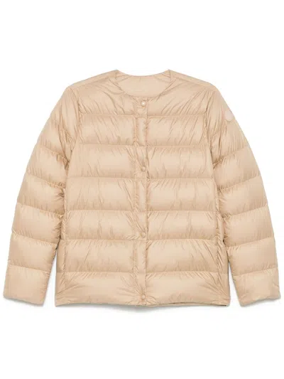 Moncler Gerbe Puffer Jacket In Neutrals