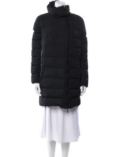 Pre-owned Moncler Gerboise Down Coat In Black