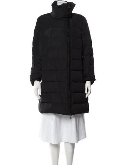 Pre-owned Moncler Gerboise Down Coat In Black