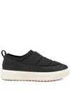 Moncler Altive Quilted Slip-on Sneakers In Black