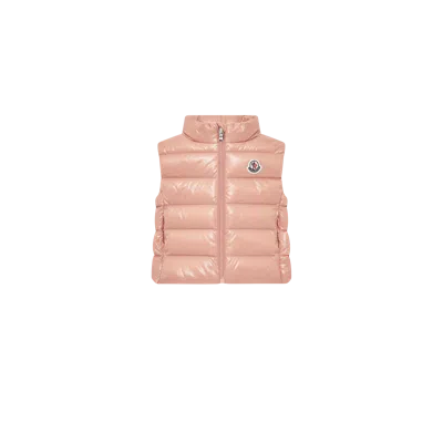 Moncler Kids' Doudoune Sans Manches Ghany In Pink