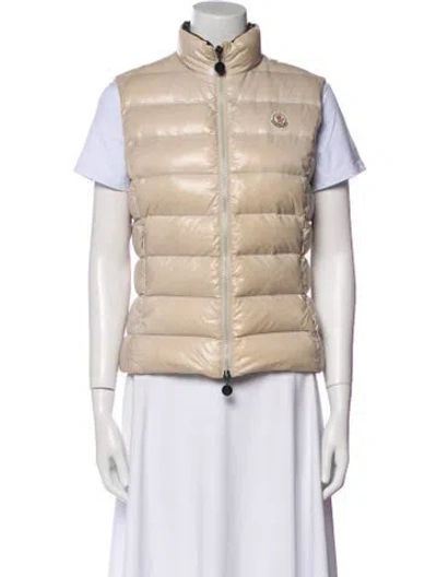 Pre-owned Moncler Ghany Down Jacket In Neutrals