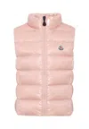 Moncler Ghany Down Vest In Pink