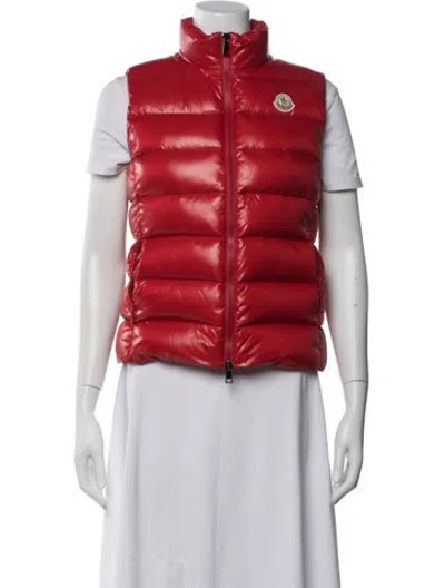 Pre-owned Moncler Ghany Gilet Vest In Red
