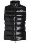 Moncler Ghany Quilted Shell Gilet In Black