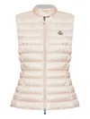 Moncler Ghany Quilted Sleeveless Gilet In Neutral