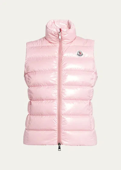 MONCLER GHANY SHINY QUILTED PUFFER VEST