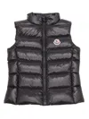 Moncler Girl's Ghany Quilted Puffer Down Vest In Black