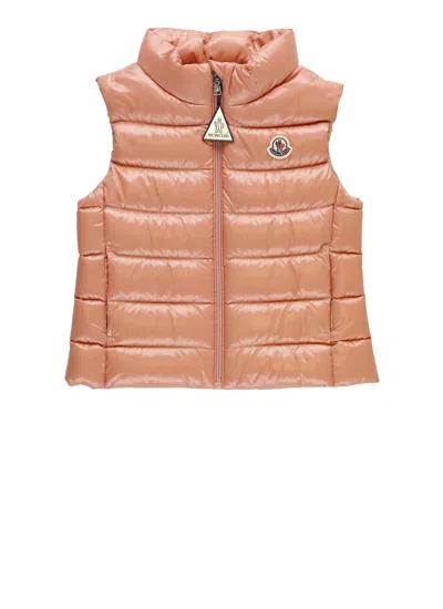 Moncler Babies' Ghany Vest In Pink