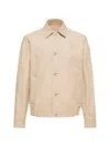 Moncler Gilben Buttoned Jacket In Neutral