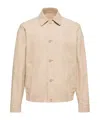 Moncler Gilben Buttoned Jacket In Neutral