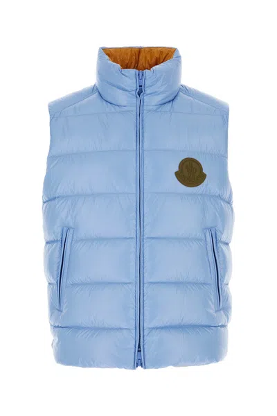 Moncler Gilet-2 Nd  Male In Blue
