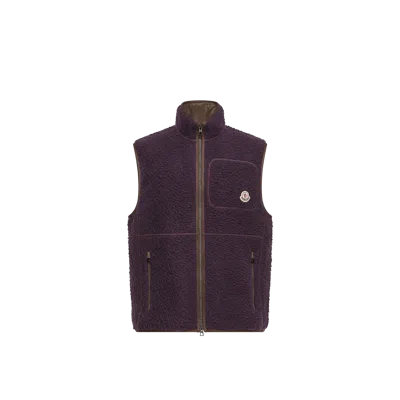 Moncler Gilet En Maille, Homme, Violet, Taille: 3xl In Purple