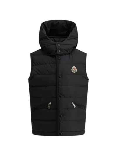 Moncler Kids' Canan Puffed Vest In Black