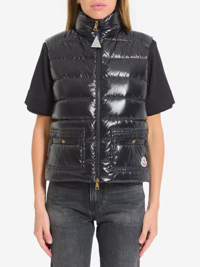 Moncler Frelon Padded Vest In Black