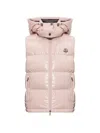 Moncler Niverolle Sleeveless Puffer Jacket In Pink