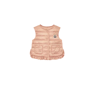 Moncler Kids' Gilet Portia In Rose