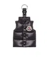 Moncler Porte-clés En Forme De Doudoune In Black