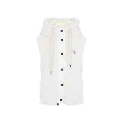 MONCLER GILET WHITE