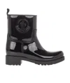Moncler Ginette Rain Boots In Black