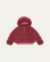 Moncler Girl's Adalbertas Hooded Down Jacket