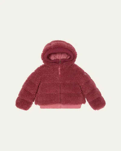 MONCLER GIRL'S ADALBERTAS HOODED DOWN JACKET