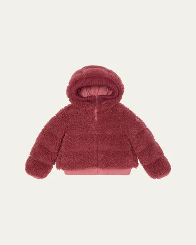 MONCLER GIRL'S ADALBERTAS HOODED DOWN JACKET