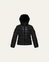 Moncler Girl's Bady Quilted Jacket In Black