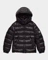 Moncler Kids' Girl's Bady Quilted Puffer Down Jacket In Black