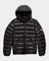 Moncler New Maya Down-filled Padded Jacket In Black