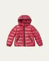 Moncler Girl's Bady Short Hooded Down Puffer Jacket