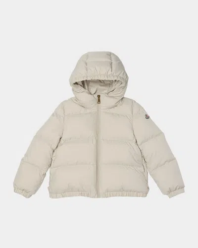 MONCLER GIRL'S CASCAR HOODED DOWN JACKET