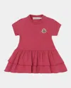 Moncler Girls' Ruffle Hem Dress - Baby, Little Kid, Little Kid In Rose - Pink