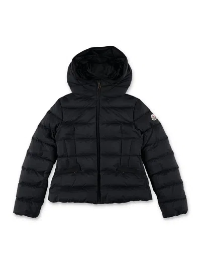 Moncler Girl's Fall/winter Puffer Coat In Nylon In Nero