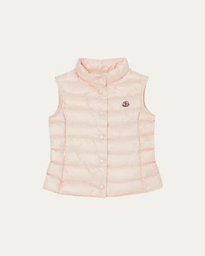 MONCLER GIRL'S LIANE QUILTED DOWN VEST